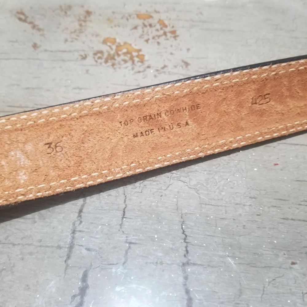 Tooled Belt Top Grain - Picture 5 of 6